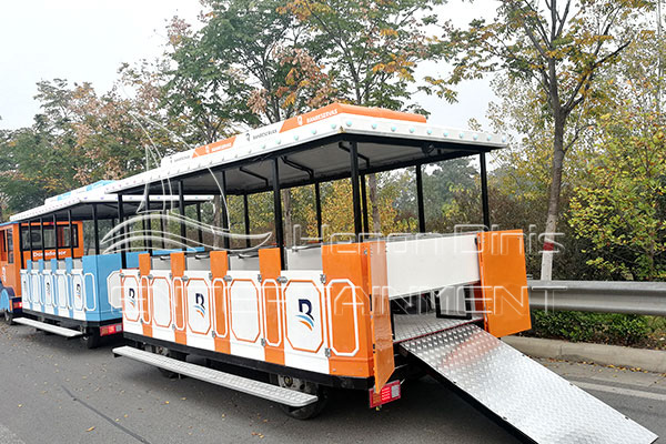 Adult Electric Train Rides Are Available to Disable People