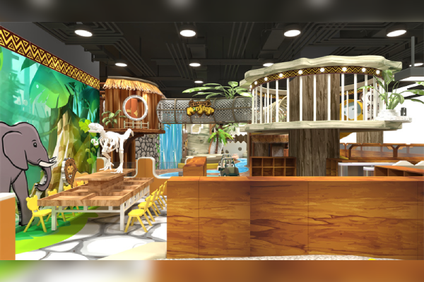 dinosaur theme indoor park