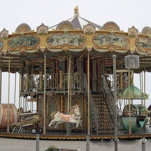 outdoor carousel for coastal parks