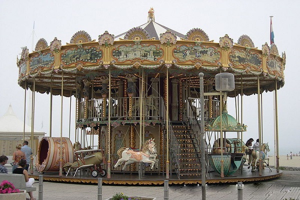 outdoor carousel for coastal parks