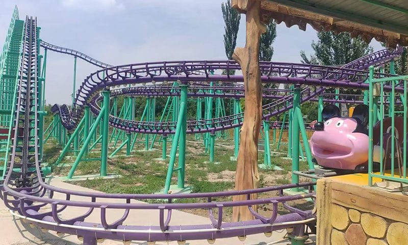 wild mouse coaster track layout
