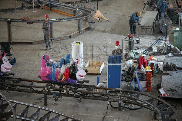 wild mouse coaster station and queue